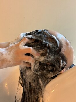 ヘアープレイス アペーゴ(hair place apego)の写真/７種類の豊富なラインナップ★育毛促進・髪質改善・リフトUP・リラクゼーションなど、お気軽にご相談を♪