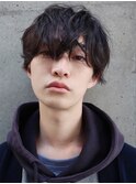 ニュアンスパーマ/波巻きパーマ/カルマパーマ/センターパート