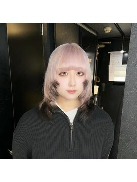 バトー(bAteAu) エンドカラー/デザインカラー/レイヤーカット