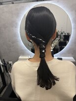 アイ(_i)&nbsp;#タイトローポーニー#結婚式ヘア