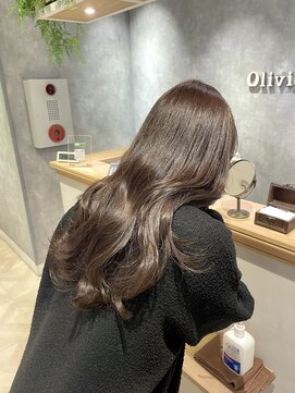 ラボヌールヘアー オリビエ 北千住店(La Bonheur hair Olivier) オリーブベージュ