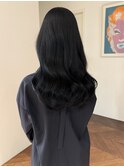【ロングスタイル】ツヤ感黒髪