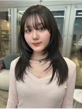 クム(kumu) 韓国へア/レイヤー/顔周り/ボブ/透明感カラー