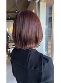 大人可愛いレイヤーボブ