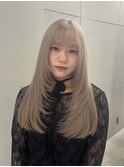 【hinana】ミルクティーグレージュ