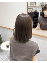 レンジヘアー(lange hair)&nbsp;marron brown【ブラウン.透明感.秋カラー.マロンベージュ】