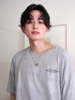 ウィットサークル(wit circle)&nbsp;ルーズセンターパートパーマ