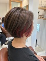 ファスナーグランデ(fustener grande)&nbsp;インナーカラー　オレンジ