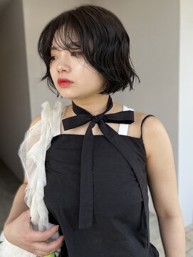 イロウ 天神大名店(IROW) ボブパーマ 艶トリートメント 艶髪 顔周りカット