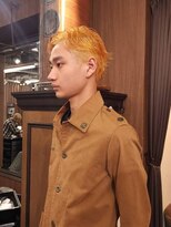 ブロック ジャポン(bloc japon)&nbsp;ムラ感ハイトーンショート　ブリーチ メンズショート