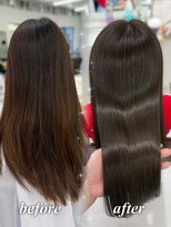 ハピネス 梅田茶屋町店(HAPPINESS)&nbsp;韓国風/レイヤーカット/顔周り/顔まわり/髪質改善/ベージュ