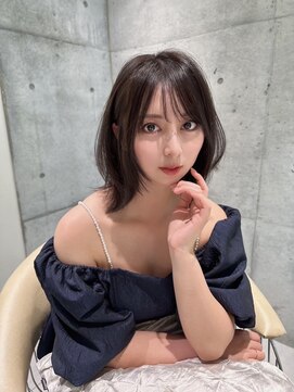 ロンド マーレ 天神大名店(Lond mare) 大人ガーリー/小顔/ミディアムレイヤーカット/似合わせカット