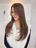 アリープアウル(ALEAP owl)&nbsp;透明感ブラウンベージュ/顔まわりカット/レイヤーカット