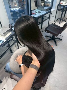 ザシェノンウメダ(THA CHAINON UMEDA) 着物ヘア/大人ガーリー/ダークアッシュ/似合わせカット/心斎橋