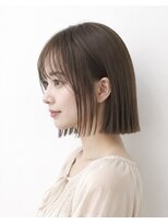 コヴァ バイ ボクノ 荻窪(COVA by bokuno)&nbsp;「透明感カラー×ぷつっと切りっぱなしボブ」