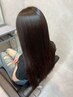 【クセ・広がりのお悩みに】カット+髪質改善ストレート ¥14000