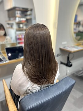 ブランチ シカ(branch.cica) 【艶感】透明感ベージュ×ワンブリーチ