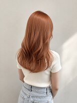 ヘアーサロンクレオ(CREO) オレンジカラー