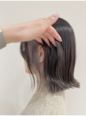 ◯ぱつっと外ハネボブ×ホワイトグレージュ◯