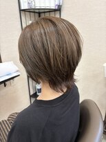 バセット バイ アルター 鎌取店(basset by aL-ter)&nbsp;ハッシュカット/グレージュ/デザインカラー／鎌取