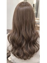 アッシュ 桜新町店(Ash)&nbsp;ミルクティーベージュ＋ゆるウェーブ