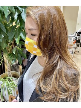 ワンラブ(ONELOVE) ミルクティーベージュ柔らかロング