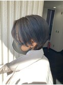 ハンサムショート×ブルーグレージュ