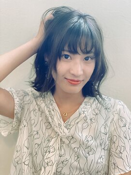 ジル ヘアデザイン ナンバ(JILL Hair Design NAMBA) 【JILL】ラフな動きの暗髪ボブ☆