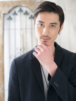 モッズヘア メン 南越谷南口店(mod's hair men) ジェントルなダークアッシュ七三オールバックI