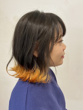 カッツ 東尾道店(CUT S) 切りっぱなしBOB × スソカラー