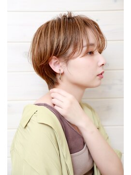 オーシャン(Ocean) [OCEAN Hair&Life藤原純] こなれヘアショート×マロンベージュ☆