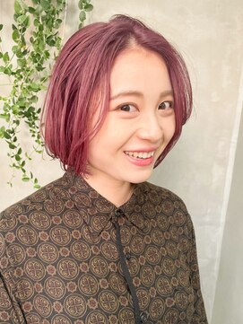 トゥコ(tuco) ワンレン バイオレットピンク 切りっぱなし