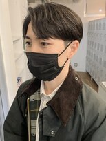 バイフィフス 原宿/表参道(by fifth)&nbsp;◇センターパート ニュアンスパーマ 韓国ヘア トランクスヘア