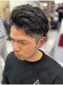 くせ毛風ピンパーマ