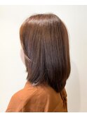 甘さのあるキャメルブラウン【髪質改善】【ダメージレス】