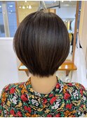 【morio成増/児玉】丸みショート　暗髪