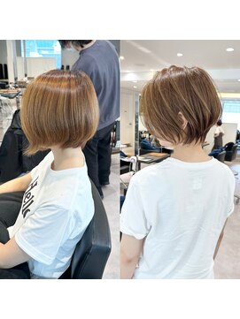 バンプ ギンザ(BUMP GINZA) 40代/50代/絶壁解消・前下がり・ショートボブ【浅野】