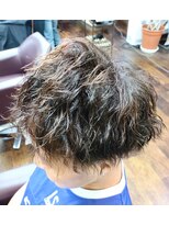 リスキーズ(RISKY'S)&nbsp;ツイストスパイラルパーマ×ナチュラルブラウン×ツーブロック