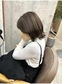 オリーブベージュ/透明感カラー/アッシュカラー/ブリーチ無し