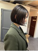 sheerBOB 黒髪のカジュアルなボブ