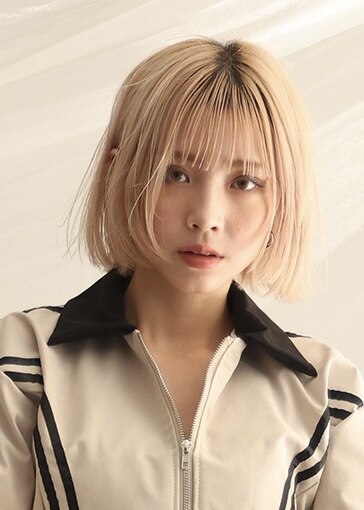 Pretty Greenボアカラージップアップボンバー10月30日までお値下げ中 切りっぱなしハイトーンボブ：L197244242｜アース 鶴見店