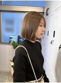 @sei___sandインナーカラー/切りっぱなしボブ/鹿児島中央駅