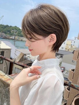 ハルキミナト ジャパン トウキョウ(HARUKI MINATO japan TOKYO) 20代30代40代50代/丸みショート/クビレ/前髪あり/表参道