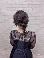 ヘアースタジオ シーオーイー(hair studio C-O-E) ボブからの編みおろしアレンジ