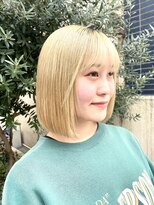 ココカラヘアー ニコ(cococara hair nico) 切りっぱなしボブ/顔まわりレイヤー/後れ毛//タッセルボブ/韓国