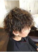 ウルフ×ツイストスパイラルパーマ