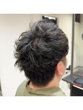 ルレーヴ 掛川店(Le reve) ツーブロックソフモヒパーマ[掛川/市役所駅前店/髪質改善］