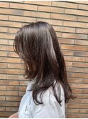 レイヤーカット/ウェーブパーマ/前髪/こなれミディ[代官山駅]