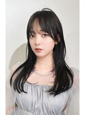 暗髪でもかわいくおしゃれになるレイヤーカット!
