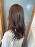 【髪ダメージを最小限に】カット+ダブルカラー+TR（アディクシーカラー）